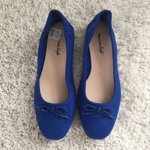 American Eagle Outfitters Shoes - 🍓 2/$20 Colbalt Blue Ballet Flat Slippers